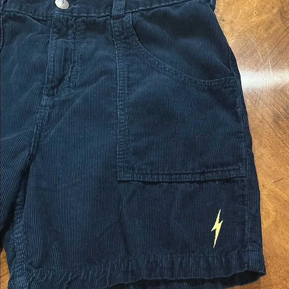 Lightning⚡️Bolt Dark Blue Cargo Shorts - Picture 4 of 11